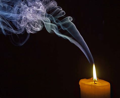Candle smoke meanings